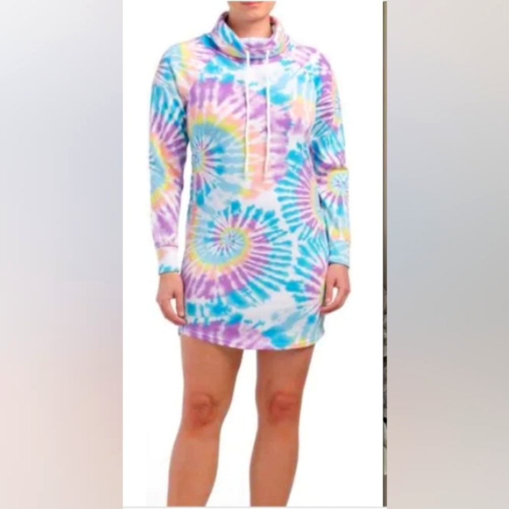 Almost famous tie dye sweatshirt 3x dress